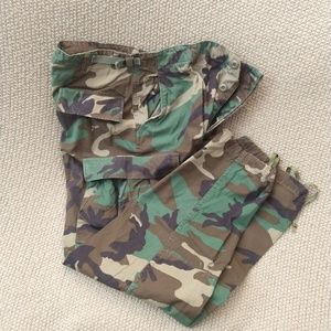 Camouflage BDU Ripstop pants